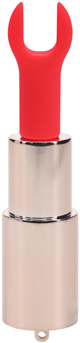 Loveline by Shots Sexy Sparkle - Lipstick Vibrator with 4 Attachments - Groen