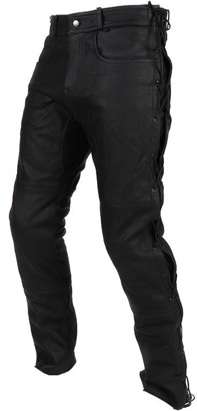 MOTOBLOUZ Motorbroek HELLRIDER Mannen Zwart L CE-gekeurd