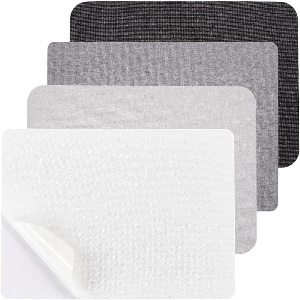 Allecto- Linnen Reparatie Patches - Zelfklevend - 20,4 x 28 cm - Duurzaam Waterdicht - Gro