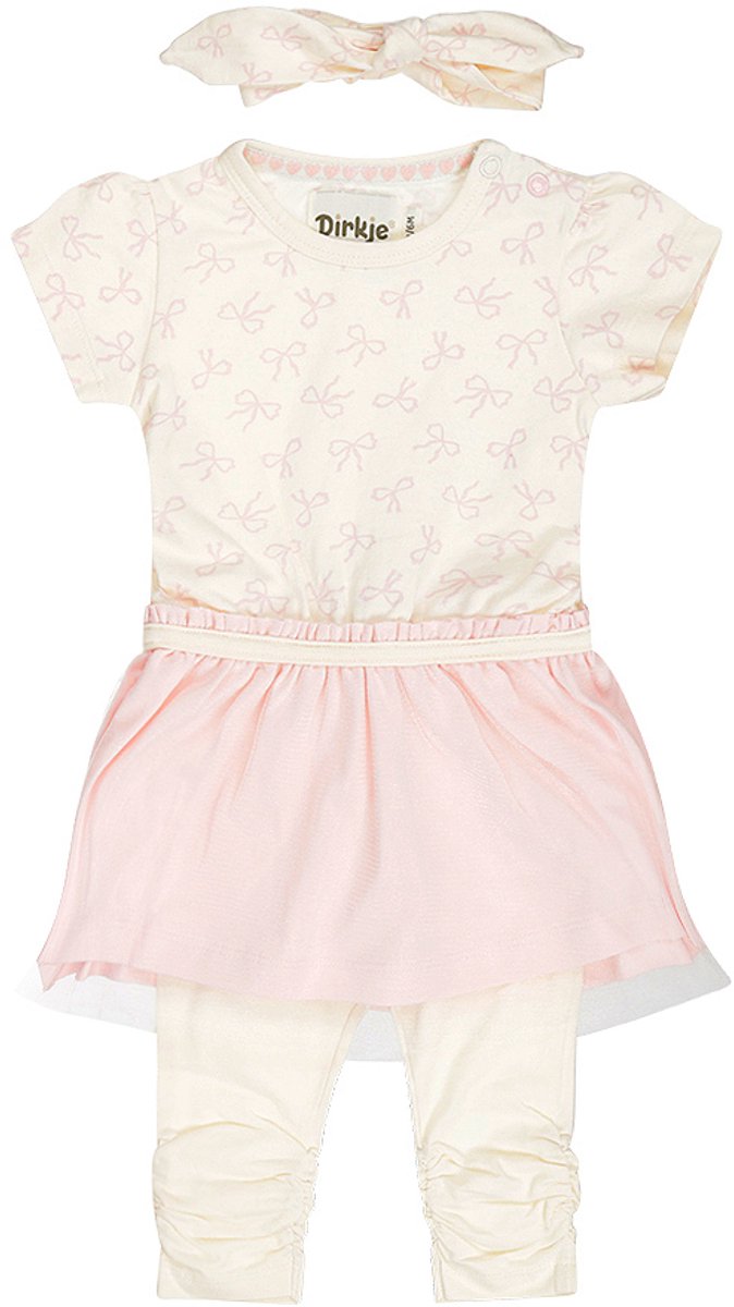 Dirkje Meisjes Kledingset - Soft pink