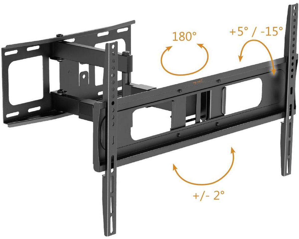 My Wall TV-beugel 94,0 cm (37) - 218,4 cm (86”) Zwenkbaar