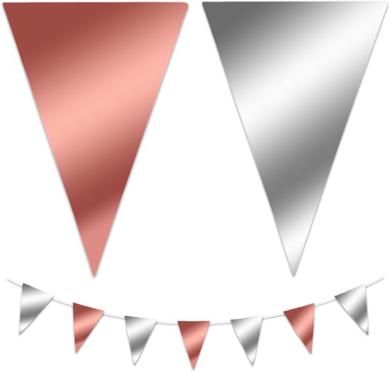 Rosegoud & Zilveren Feest Slinger