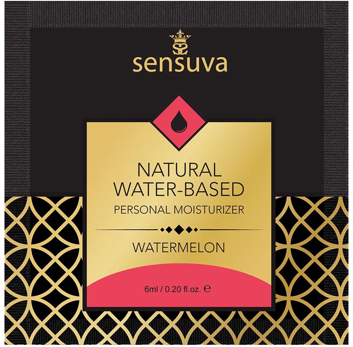 Sensuva Natural Water-based Personal glijmiddel Watermelon 6 Ml