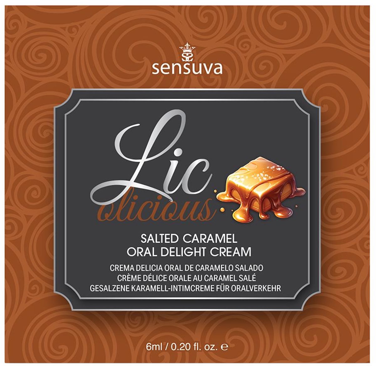 Sensuva Caramel Flavored Lubricant 5ml