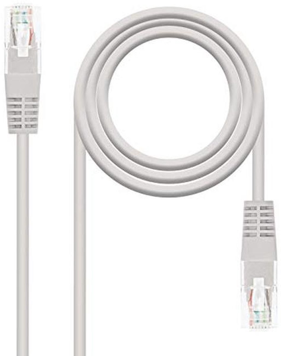 Ethernet netwerkkabel RJ45 Cat.6 UTP 10 meter 100% koper