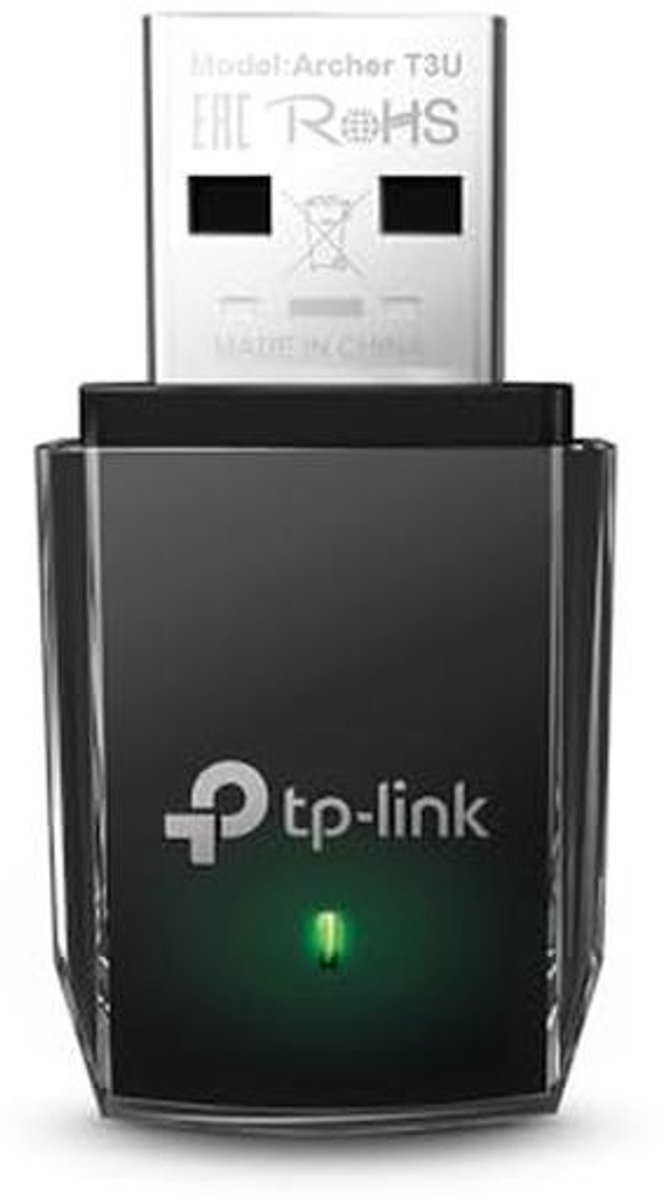 Mini Wi-Fi USB Adapter AC1300 - Dual Band MU-MIMO voor Windows en Mac