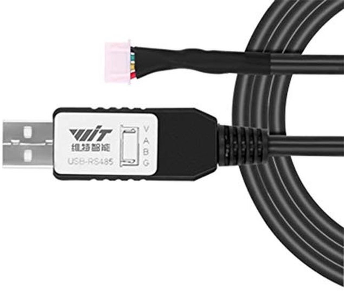USB naar RS485 Modbus RTU UART-converter met 4-wegs female socket header - 1 m