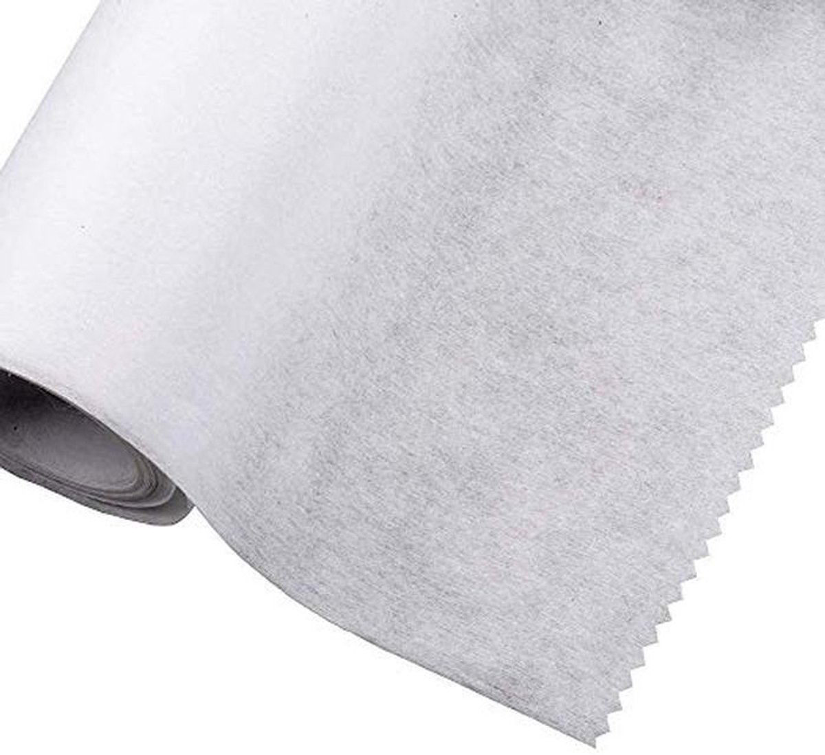 Lichtgewicht Strijkbare Interfacing Stof - 90cm Breed - 3 Meter - Wit