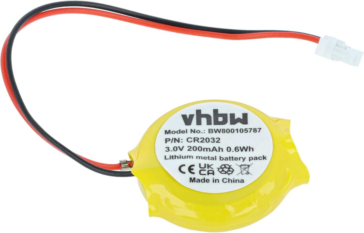 BIOS Batterij - Moederbord Batterij - Computer Instellingen - Lithium-ion Technologie - 3V 200mAh - Groen