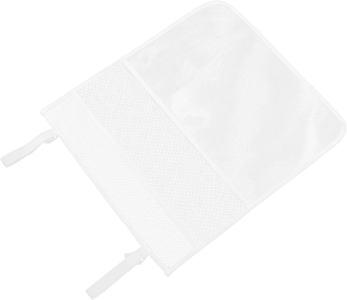 Hangende Opbergzak - Mesh Organizer - Wasknijpers Opbergen - Grote Capaciteit - 45x52cm - Wit