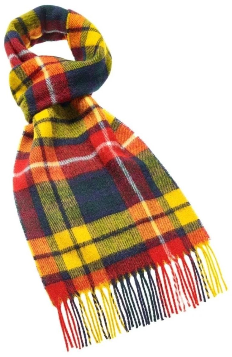 Sjaal Tartan Buchanan - Meriono Lamswol - 25 x 190 - Bronte by Moon Scotland