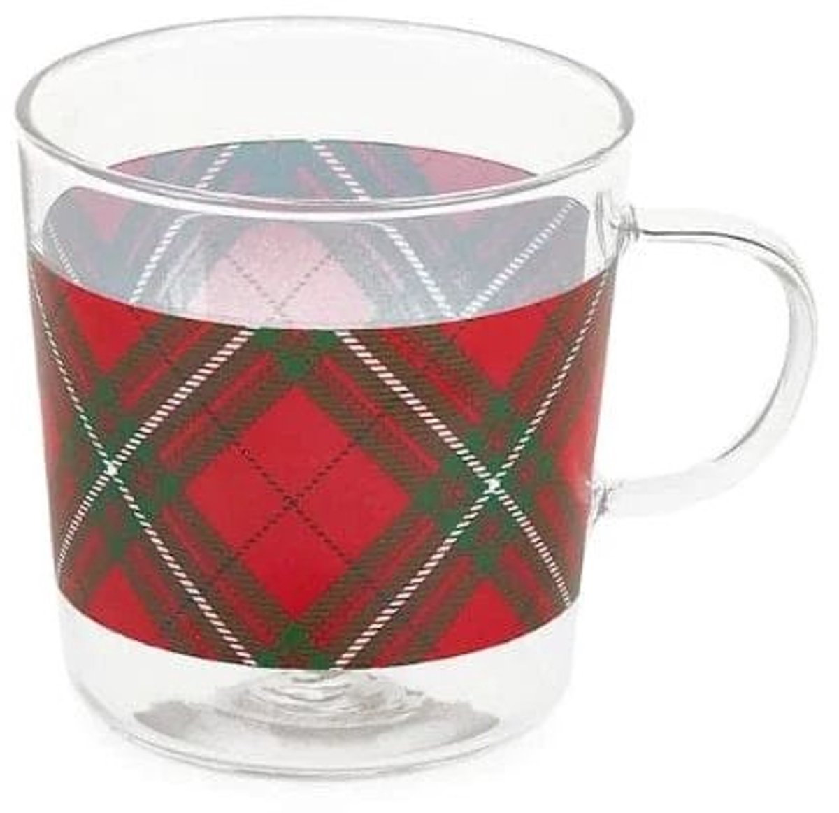Thee glas tartan - 350 ml - set van 2 - Cartolina - Nuvole di Stoffa