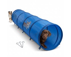 Cheqo® Hondentunnel - Agility Tunnel Hond - Agility Tunnel - Hond Agility Tunnel - Agility voor de Hond - Honden Agility - Behendigheid Hond - Hondentraining Tunnel - Trainingstunnel Hond - Agility Hindernis Hond