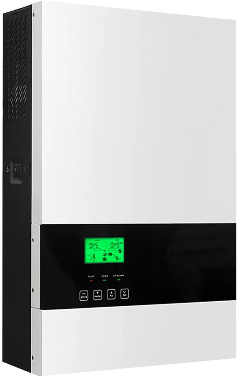 Hybride Zonnestroomomvormer – Zonne-energie Omvormer – Zonne-energie Converter – Solar Inverter – 5500W Output – Ingebouwde MPPT – Zuivere Sinusgolf - 48V