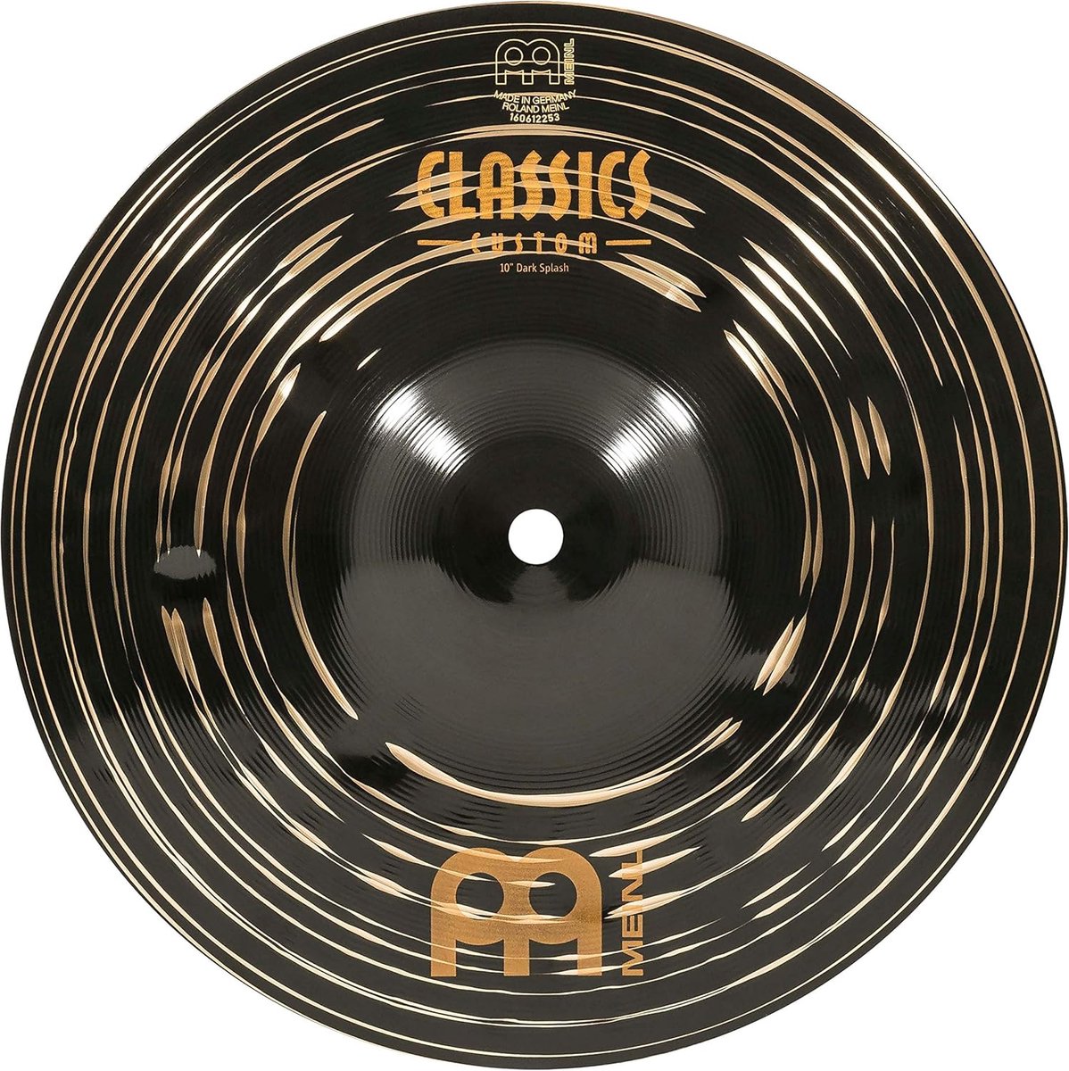 Splash Bekken - Effectbekken - Live Optredens - Donkere Afwerking - 10 Inch - Donker