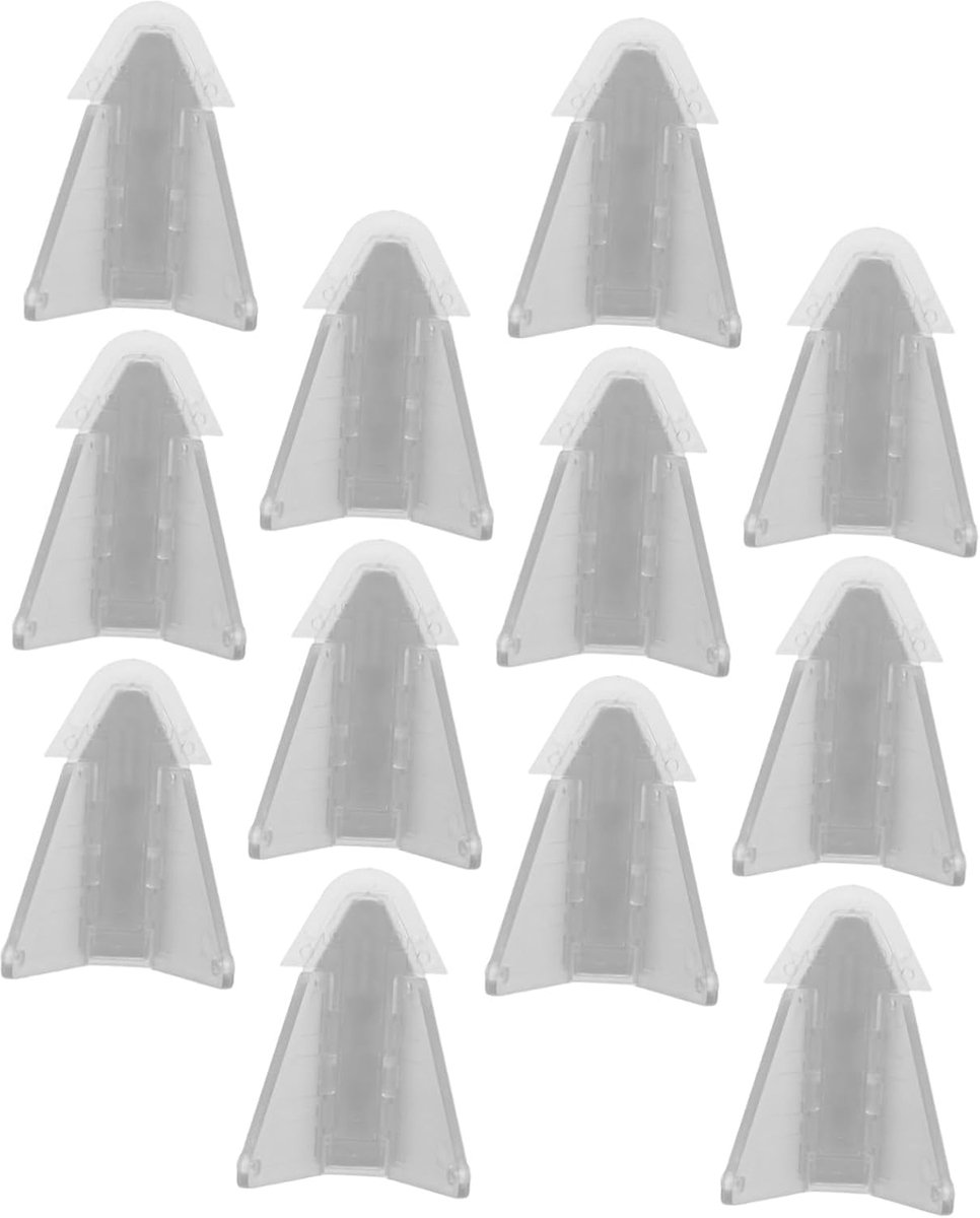 Kinderveiligheid Raamsloten - Babyproof Schuifsloten - Valpreventie Ramen - Zelfklevende Bevestiging - 9x7.5x0.5cm - Transparant