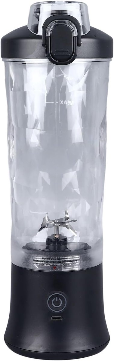 Draagbare Blender - Smoothie Maker - Gezond Drankje Maken - Grote Capaciteit 600ml - 32x10x10cm — afbeelding 4