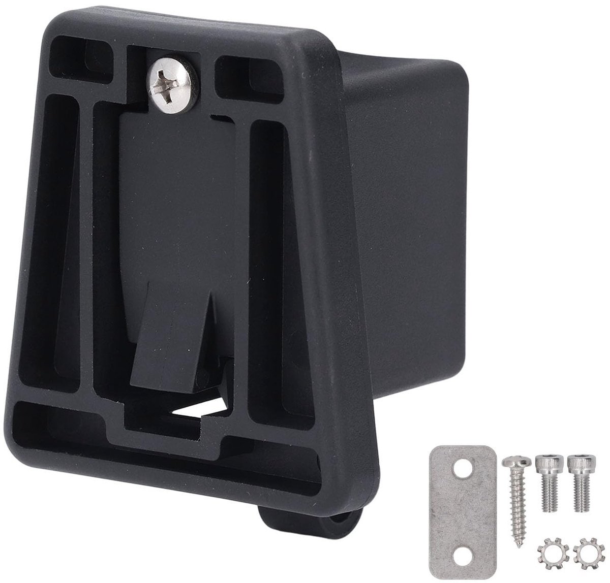Allecto - Fiets Voorrek Blok - Fietsdrager - Adapter - Houder - Bagagerek - Geschikt voor Brompton Vouwfiets - Onderdeel - Zwart