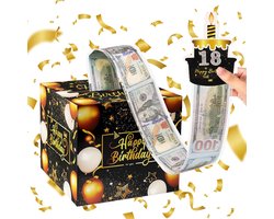 Boîte Cadeau pour Argent - Idées Cadeaux - Surprise d'Anniversaire - Système Unique d'Extraction d'Argent