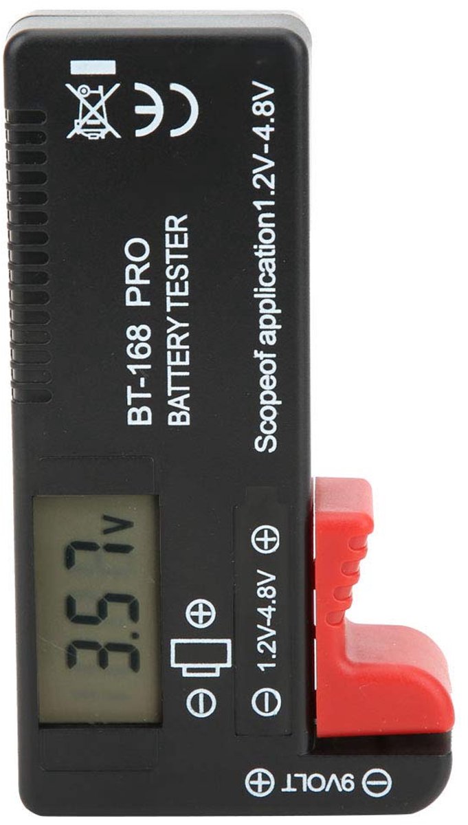 Digitale Batterijtester - Capaciteit Meter - Batterij Controle - LCD Display - 12V-48V
