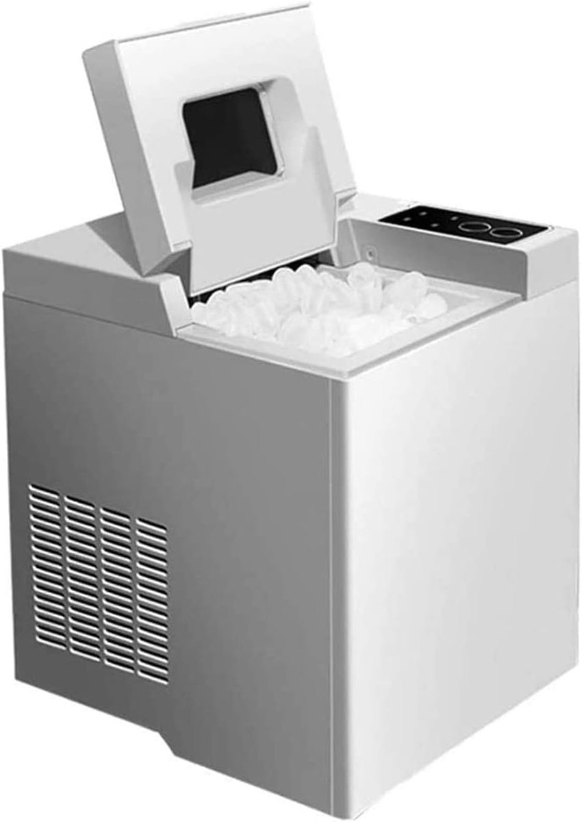 Elektrische ijsmaker - Huishoudelijke machine - Snelle ijsbereiding - Automatische zelfreiniging - 24x26x29 cm