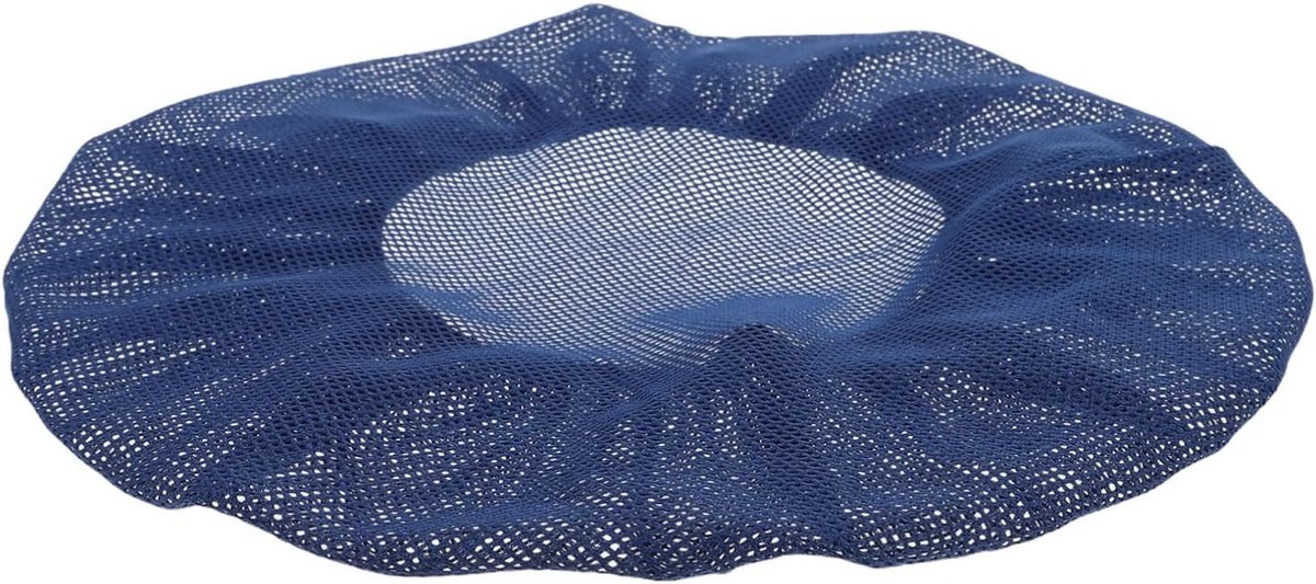Koksmutsen Mesh - Keuken Hoeden - Hygiënisch Werken - Ademend Katoen Polyester - 28x26cm - Marineblauw
