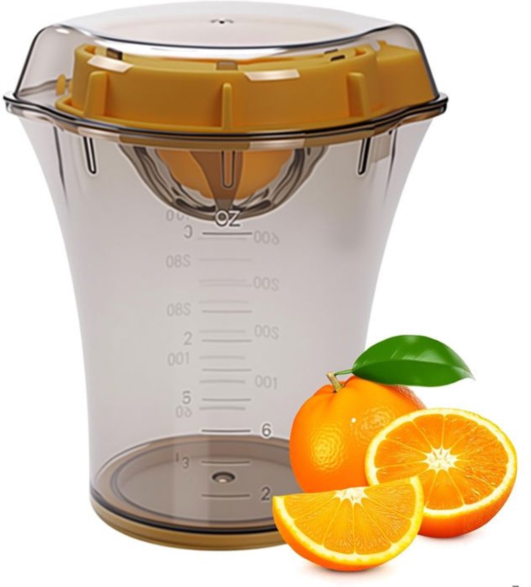 Handmatige citruspers - Draagbare kantelbare handmatige fruitpers met weegschaal