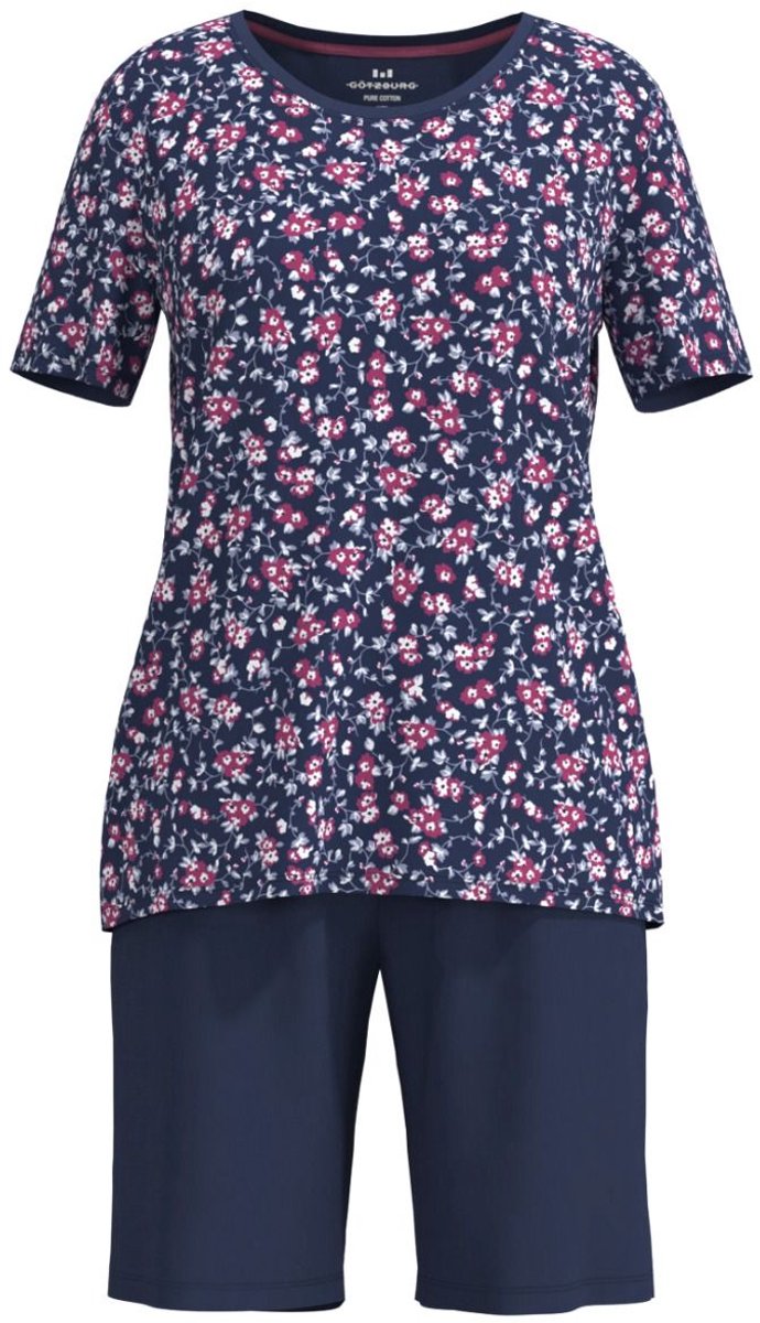 Gotzburg dames Shortama 250337 625 Blau-42