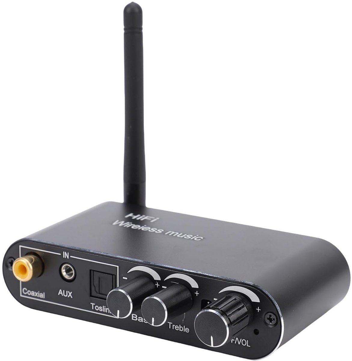 Audioconverter Bluetooth - Digitaal Analoog - Muziek Streamen - 20 Meter Bereik - 17x13x4 cm