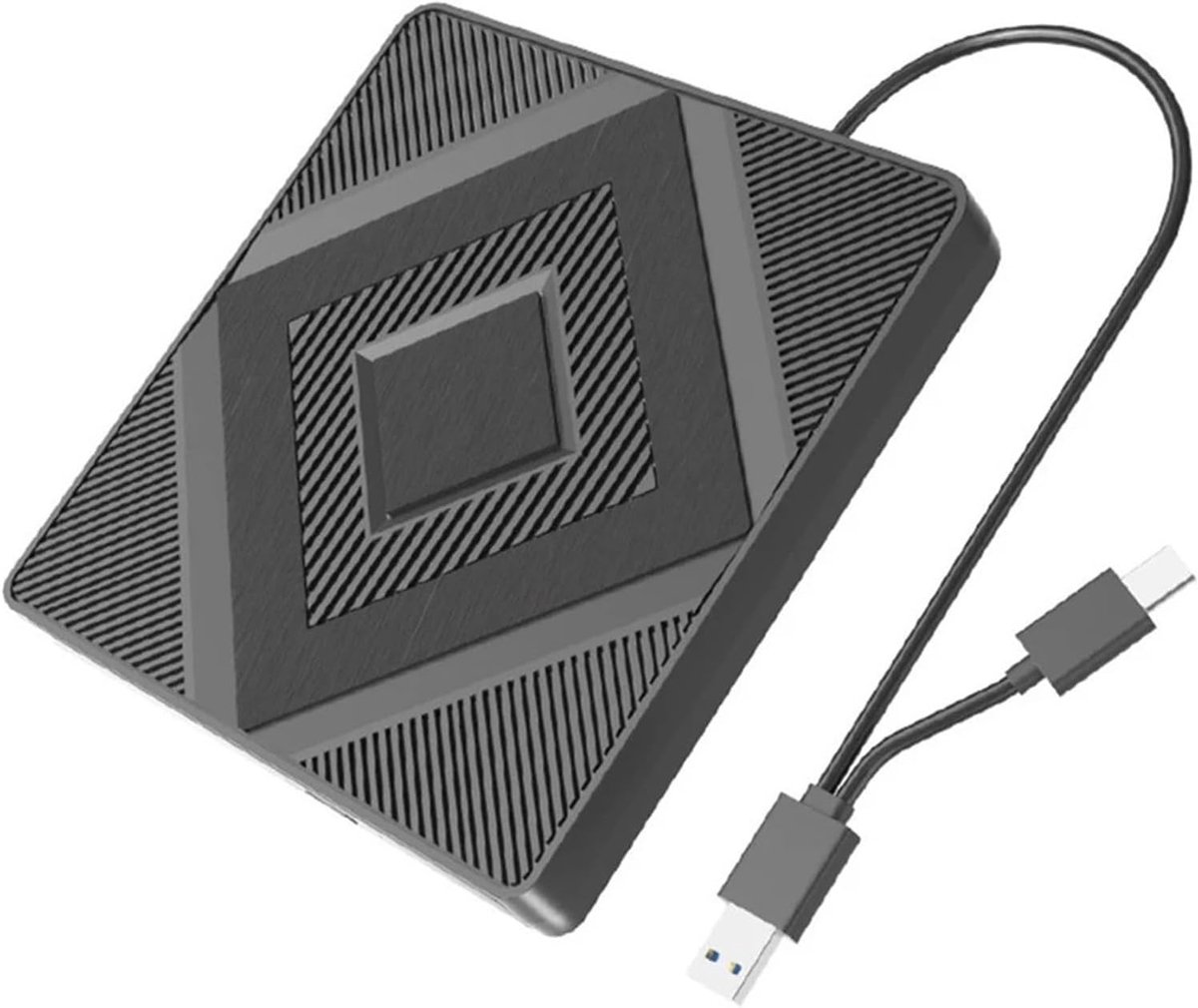 Externe DVD Brander - CD RW Station - Laptop Data - Snelle USB 3.0 - Compact Ontwerp