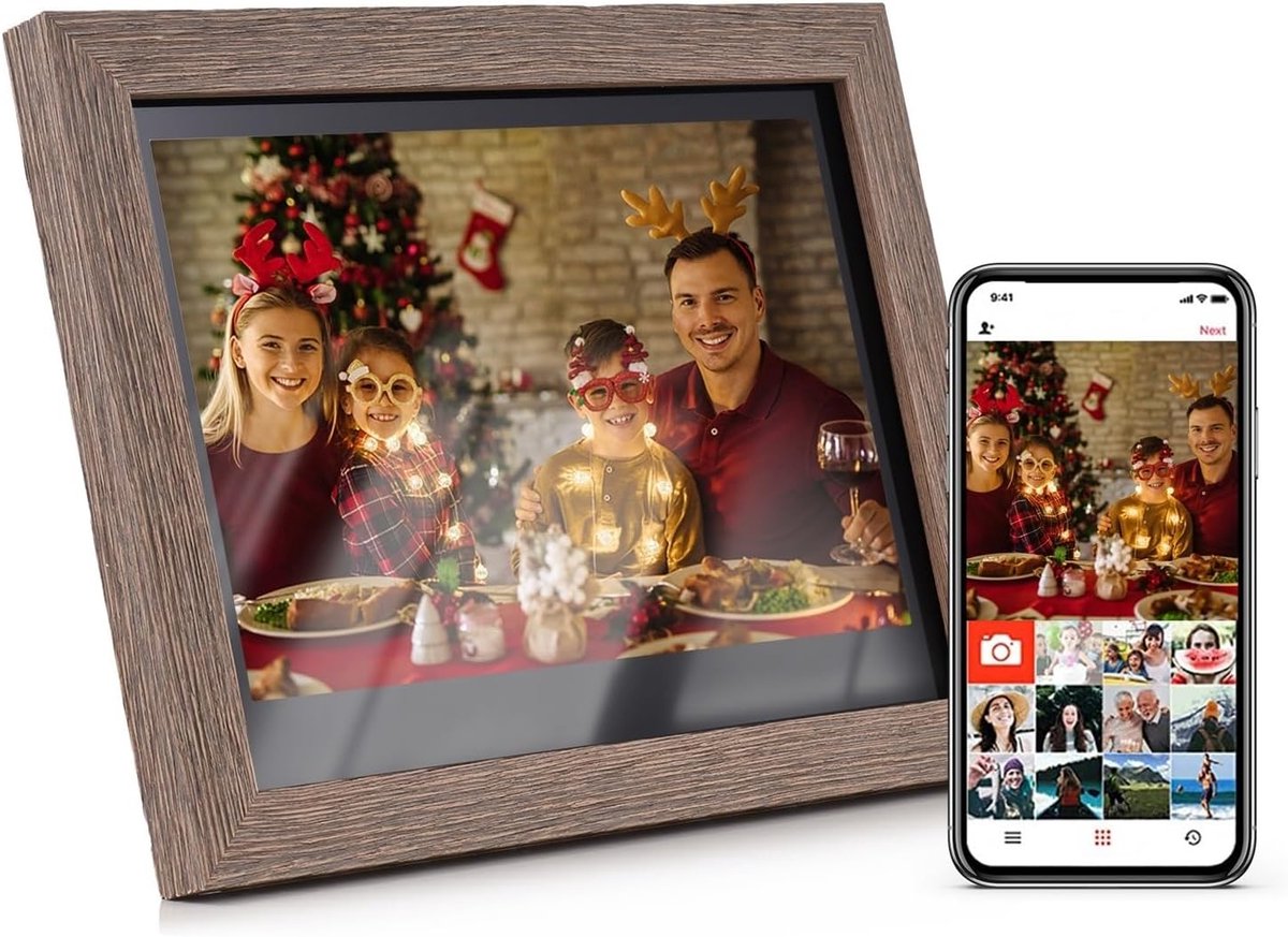Digitale Fotolijst - Cloud Frame - Foto Delen - 10.1 Inch IPS Touchscreen - 1280x800 Resolutie