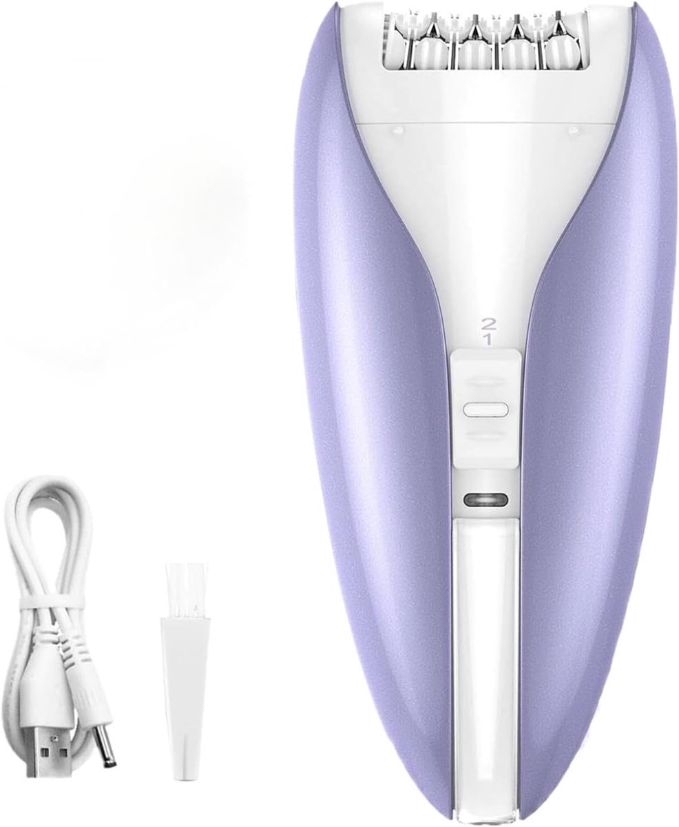 Draadloze Epilator - Gezichts ontharen - Gladde Huid - Stille Werking 55dB - 13 x 5.5 cm