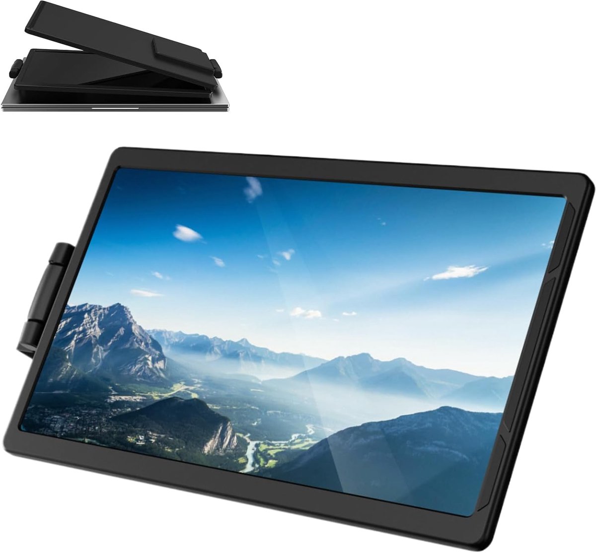 Draagbare Externe Monitor - Secundair Beeldscherm Laptop - Productiviteit Verhogend - Ultradun Lichtgewicht Ontwerp - 13.3 Inch IPS Paneel - Zwart