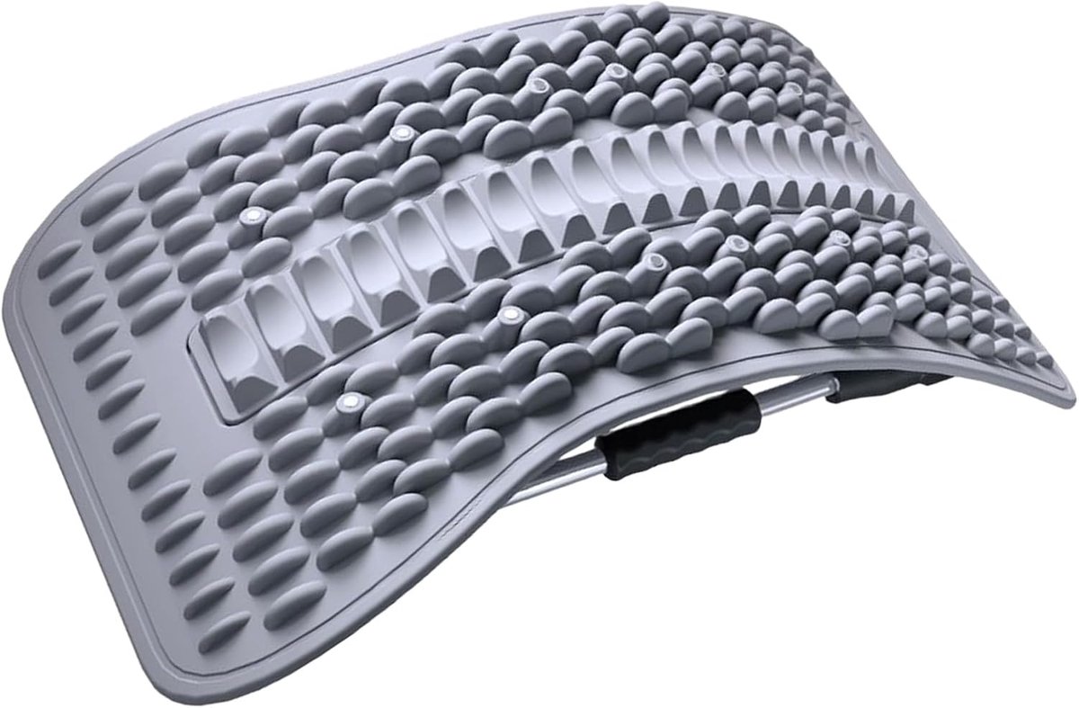 Rugkraker - Wervelkolom trainer - Rugmassage ontspanning - Boogvormige steun - 36x23x7 cm