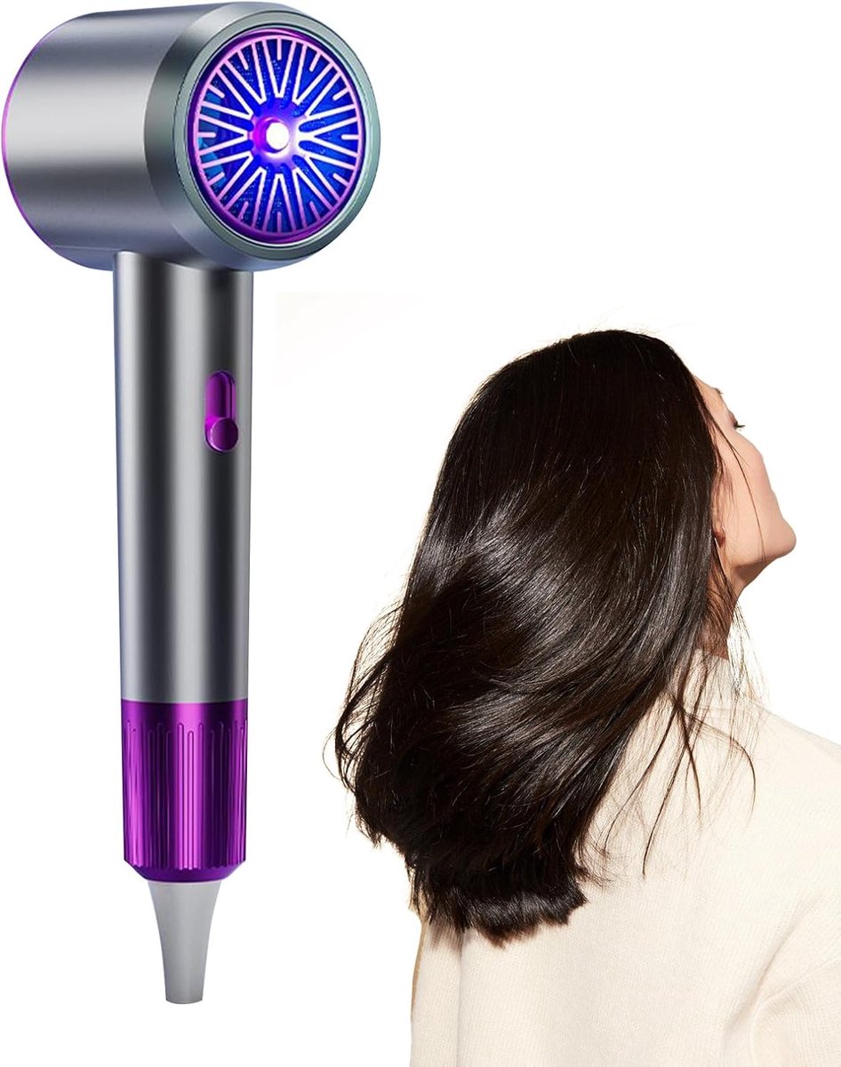 Haardroger Negatieve Ion - Salon Föhn Krultang - Thuis Salon Reizen - Blauw Licht Technologie
