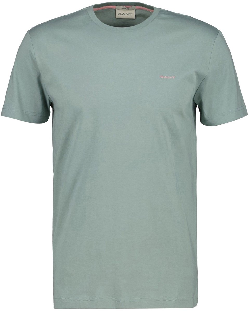 Gant Contrast Logo SS Shirt Heren - Maat M