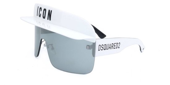 Dsquared2 ICON 0001/S VK6 Zonnebril - Heren - Wit van Dsquared2 — afbeelding 2