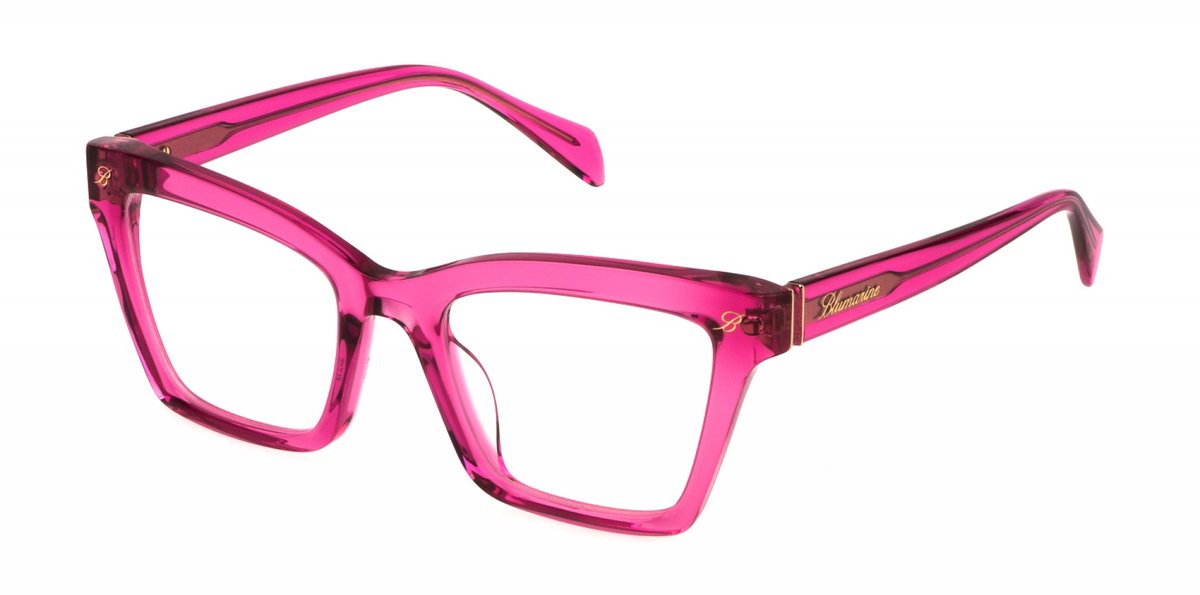 Blumarine VBM843 Rosa trasparente lucido 50/19/140 WOMAN Brilmonturen