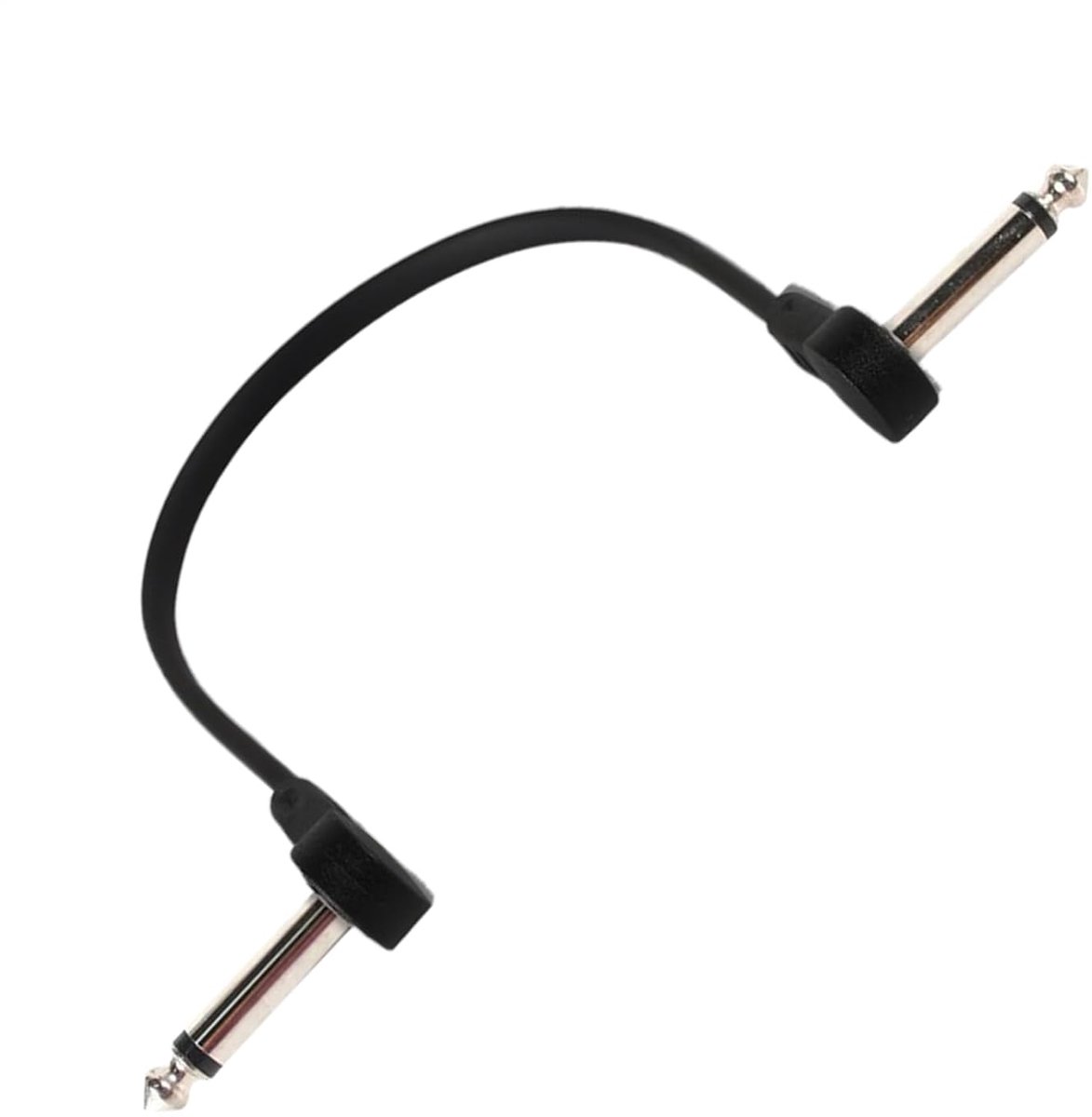 Gitaar Patch Kabel - Audio Jack Kabel - Muziek Maken - Vlak Ontwerp Hoekplug - 6.35mm