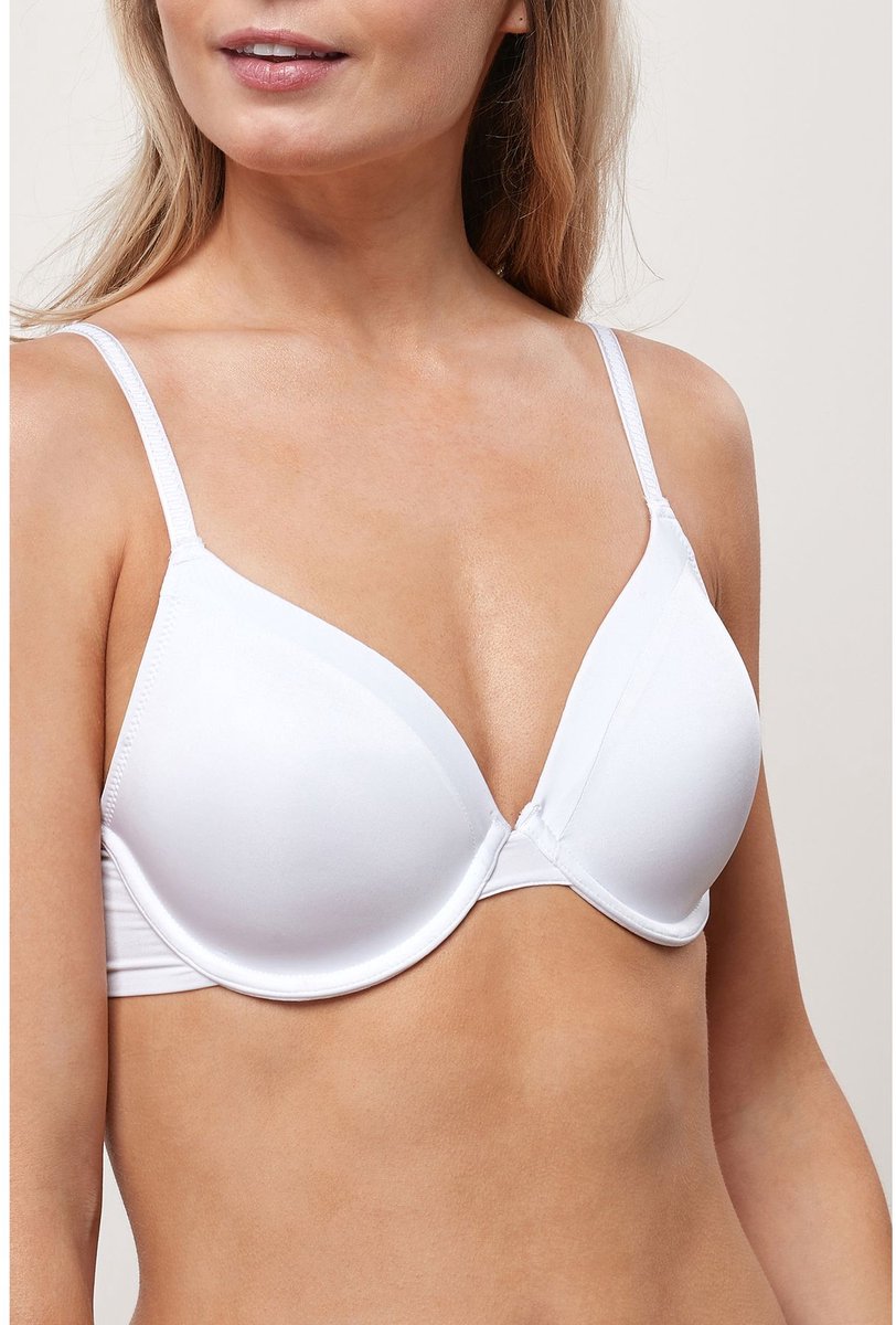 Next - Dames - A-E Afvlakkende Ultimate Comfort Beha's 2 Verpakking - Wit