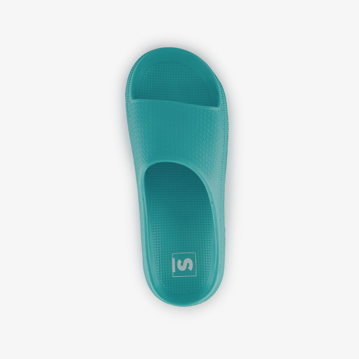 Dames badslippers aqua blauw - Maat 41