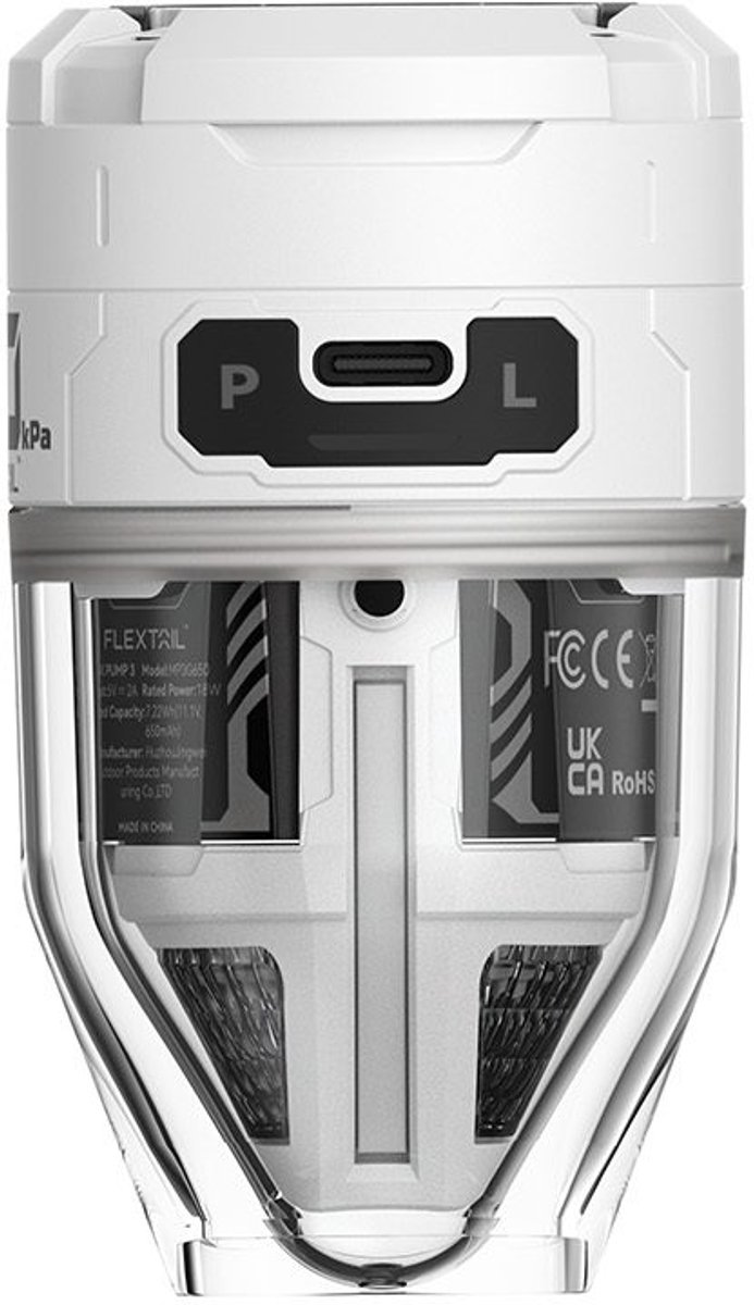 FLEXTAIL MAX PUMP 3 - Hoge snelheid 2-in-1 oplaadbare luchtpomp en zaklamp lichtgewicht kleur ORANJE van Flextail — afbeelding 5