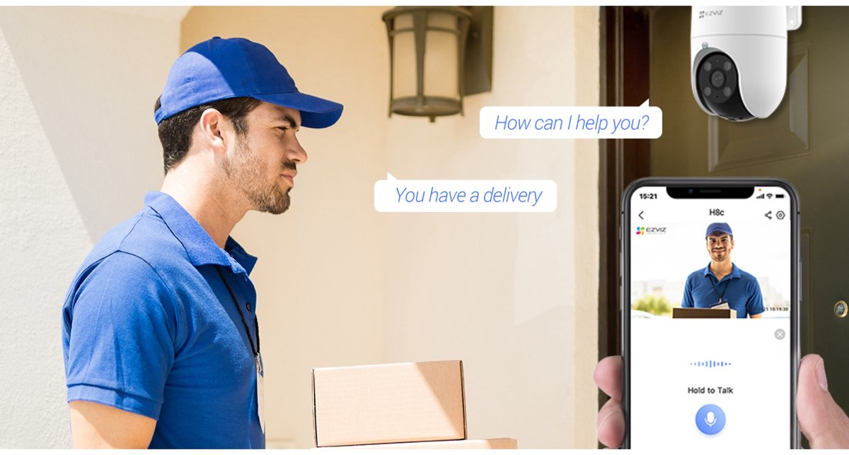 EZVIZ H8C Pro IP-bewakingscamera 4K Ultra HD met Nachtzicht - afbeelding 3