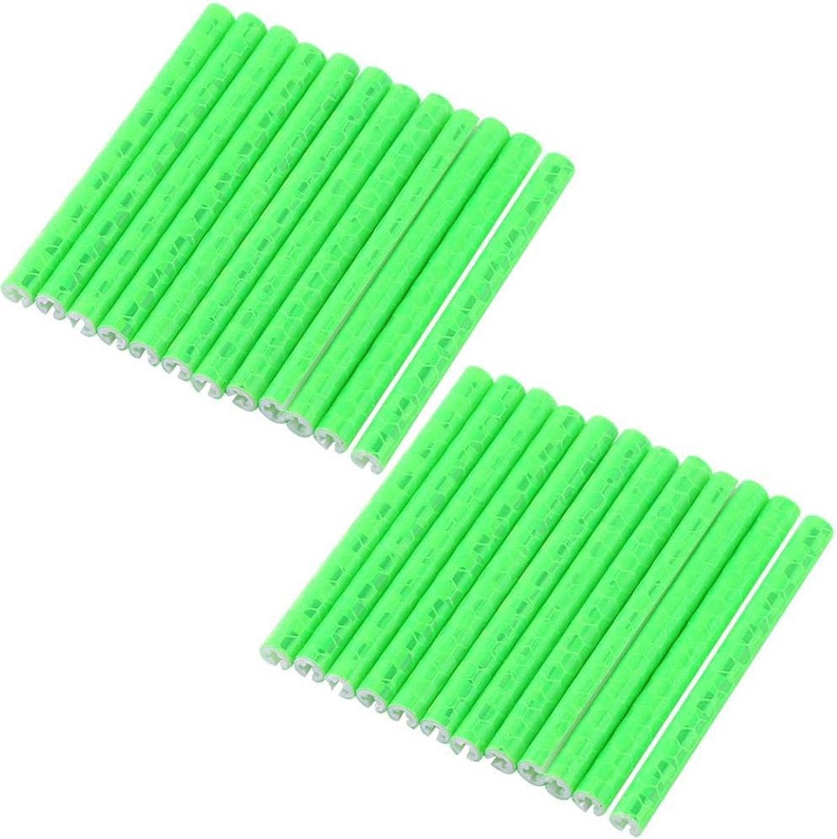 VVGoods - Set van 24 Kleurrijke Reflecterende Fiets Wielclips met Waarschuwingsband