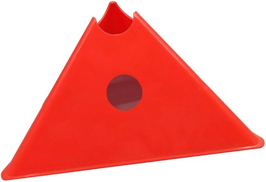 Voetbaltraining Pionnen - Markeer Kegels - Behendigheidstraining Sport - Duurzaam PE Materiaal - 25x25x12 cm - Fel Oranje van Merkloos — afbeelding 3