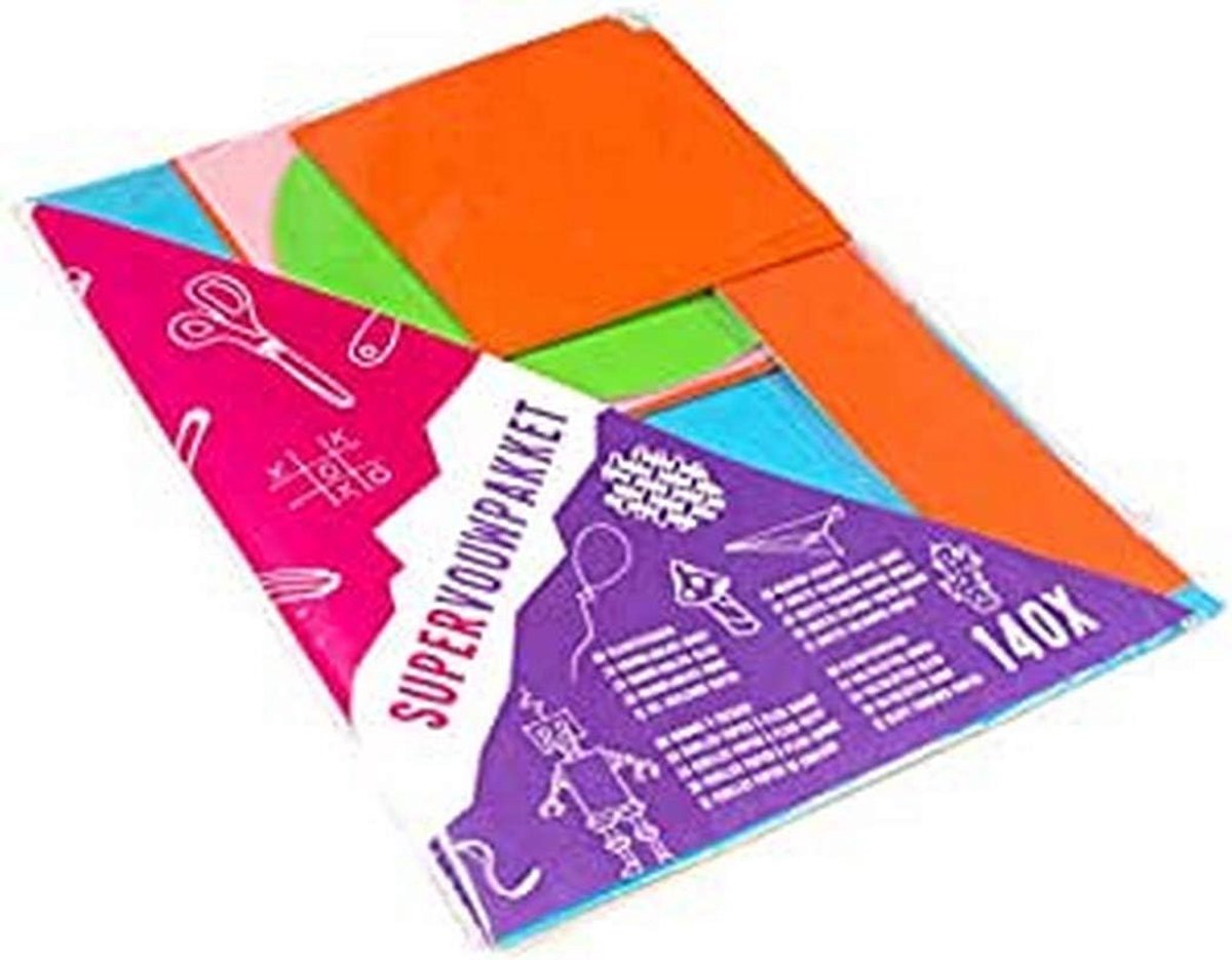 Vouwpakket - Kantoorbenodigdheden - Organiseren Werk - Compact Ontwerp - 10x10x10cm