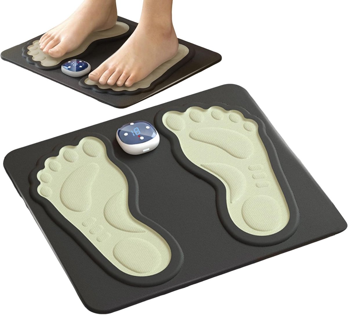 Voetmassageapparaat - Elektrisch kussen - Spierontspanning - 7 modi oplaadbaar - 30 x 55 x 16 cm