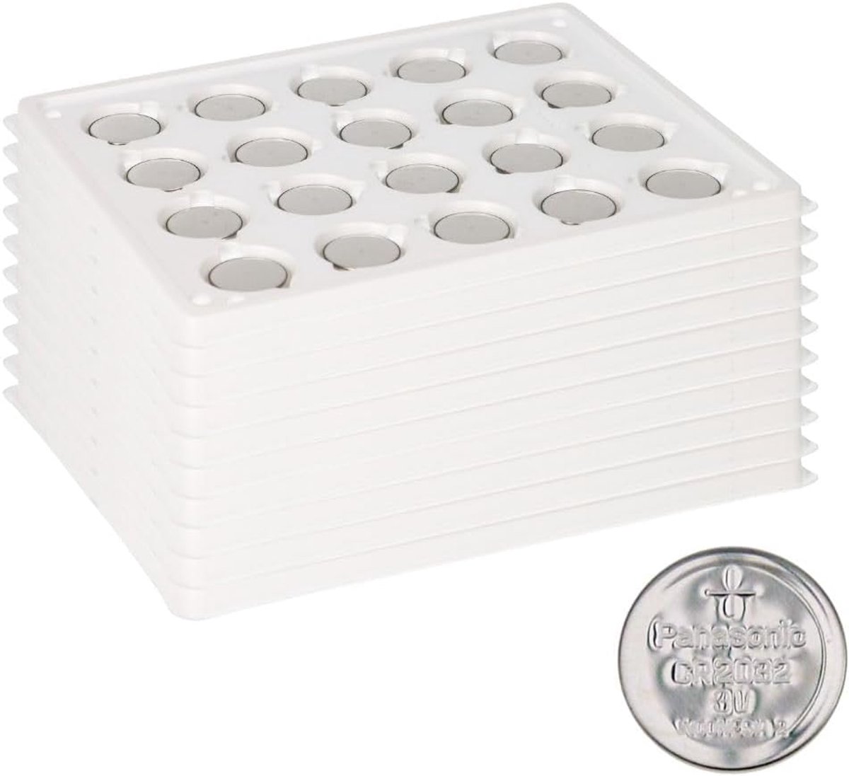 Knoopcel Batterijen - Lithium Cellen - Kleine Apparaten - Hoge Capaciteit - 20mm Diameter