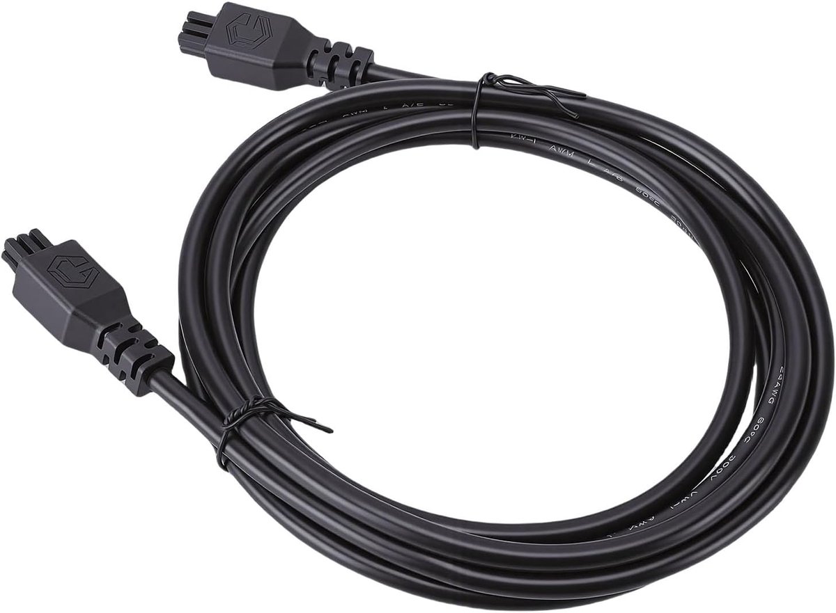 AMS Verlengkabel - Printer Kabel - 3D Printen - 2 Meter Lengte - 6-pins Connector - Zwart