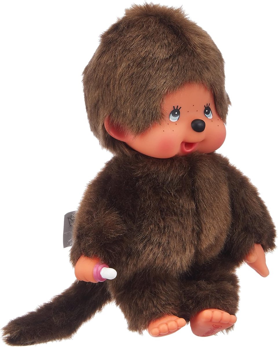 Iconische Aap Knuffel - Zacht Speelgoed - Kinderen Vanaf 2 Jaar - Superzacht Materiaal - 20 cm Hoog - Origineel